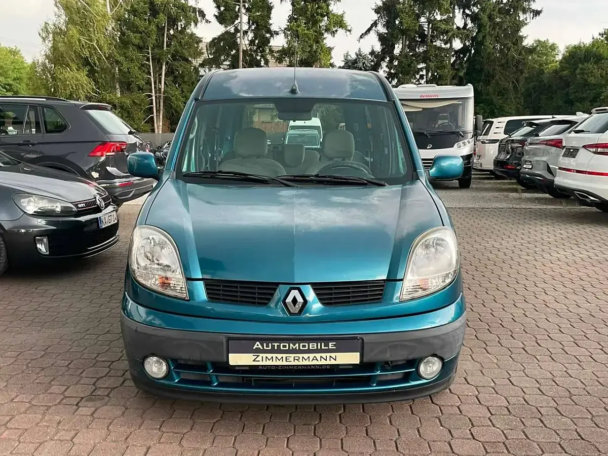 Gebraucht Renault Kangoo 82 PS (60 kW) 2003 Blau Van / Kleinbus