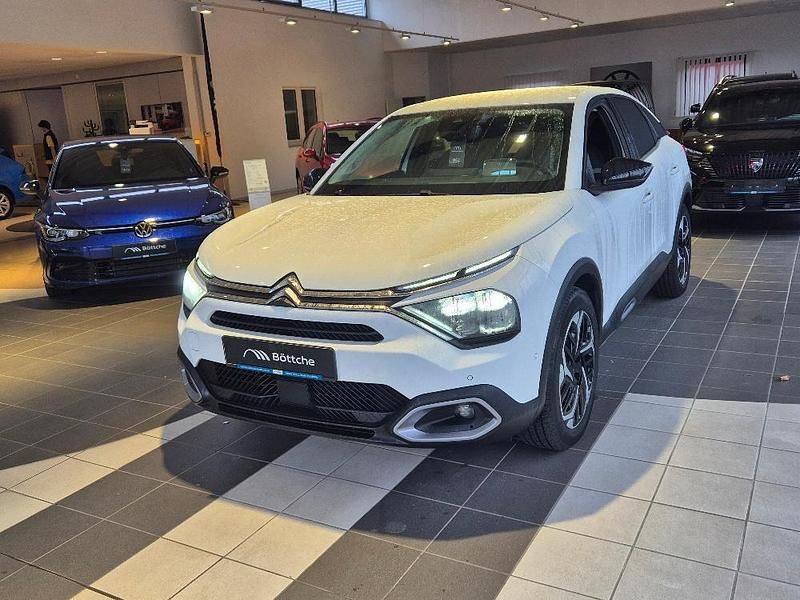 Gebraucht Citroën C4 PureTech 131 PS (96 kW) 2023 Lack weiss banquise/typ aussenverkleidung spiegel flach standard Limousine