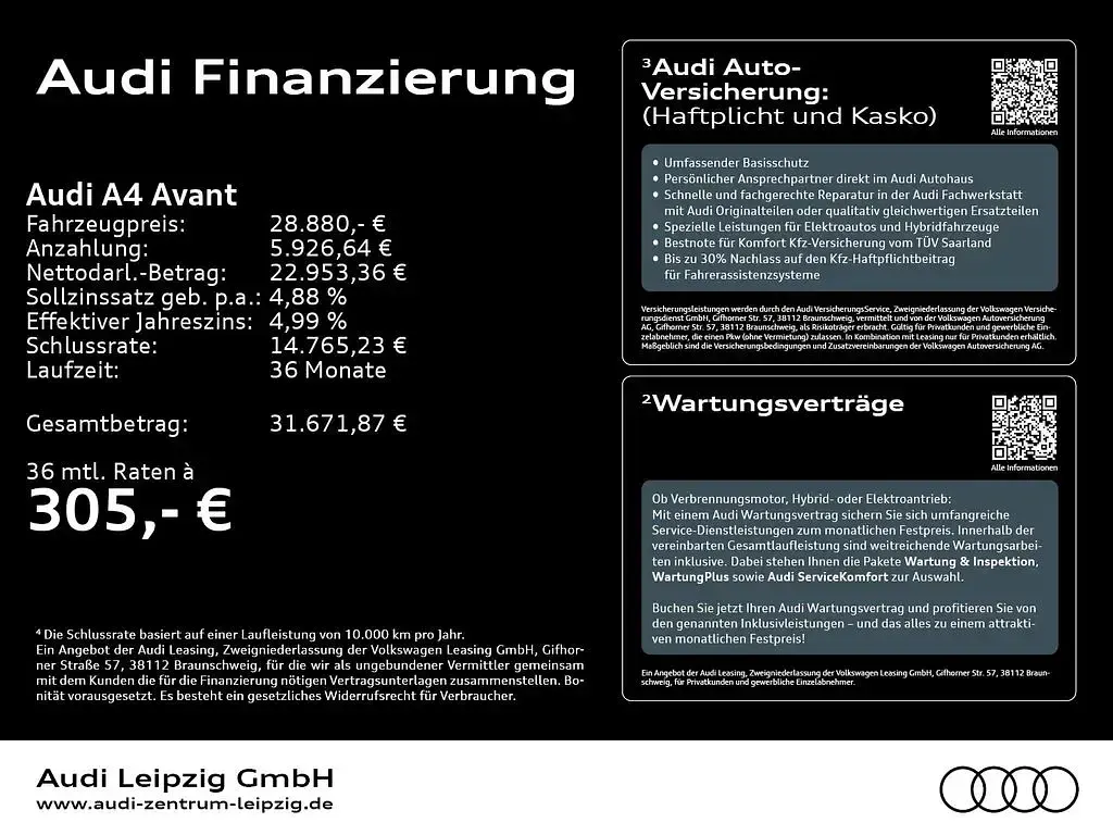 Occasion Audi A4 Ambiente 204 ch (150 kW) 2022 Blanc Break