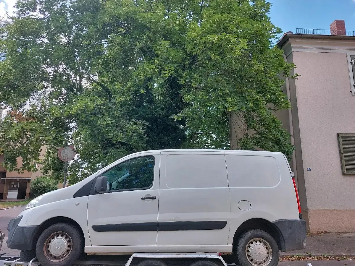 Gebraucht Citroën Jumpy 90 PS (66 kW) 2009 Weiß Van / Kleinbus