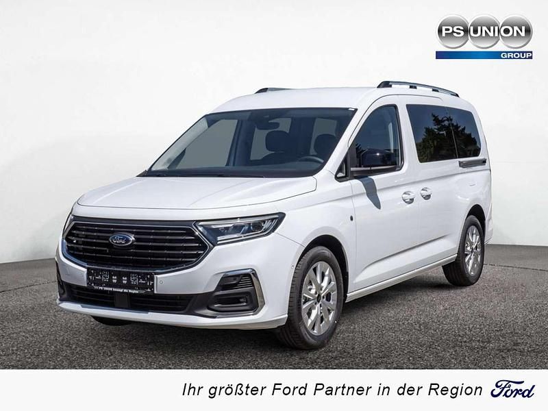 Frozen white Neu 2025 Ford Tourneo Titanium Van / Kleinbus | 39.550 € (Teuer) - Bild 1/4