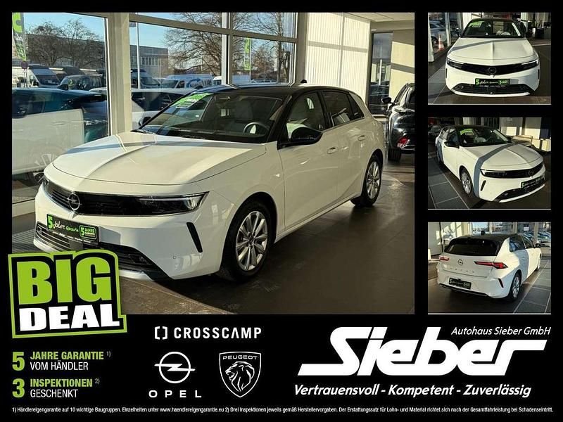 Gebraucht Opel Astra Elegance 131 PS (96 kW) 2023 Jade weiss/arktis weiss Limousine