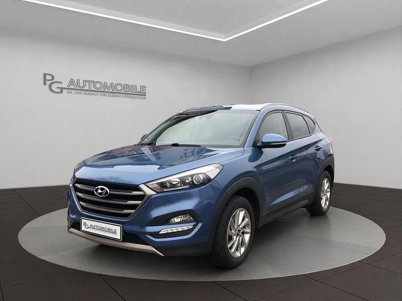 Blau Gebraucht 2015 Hyundai Tucson Intro Edition SUV | 14.450 € (Fairer Preis) - Bild 1/4