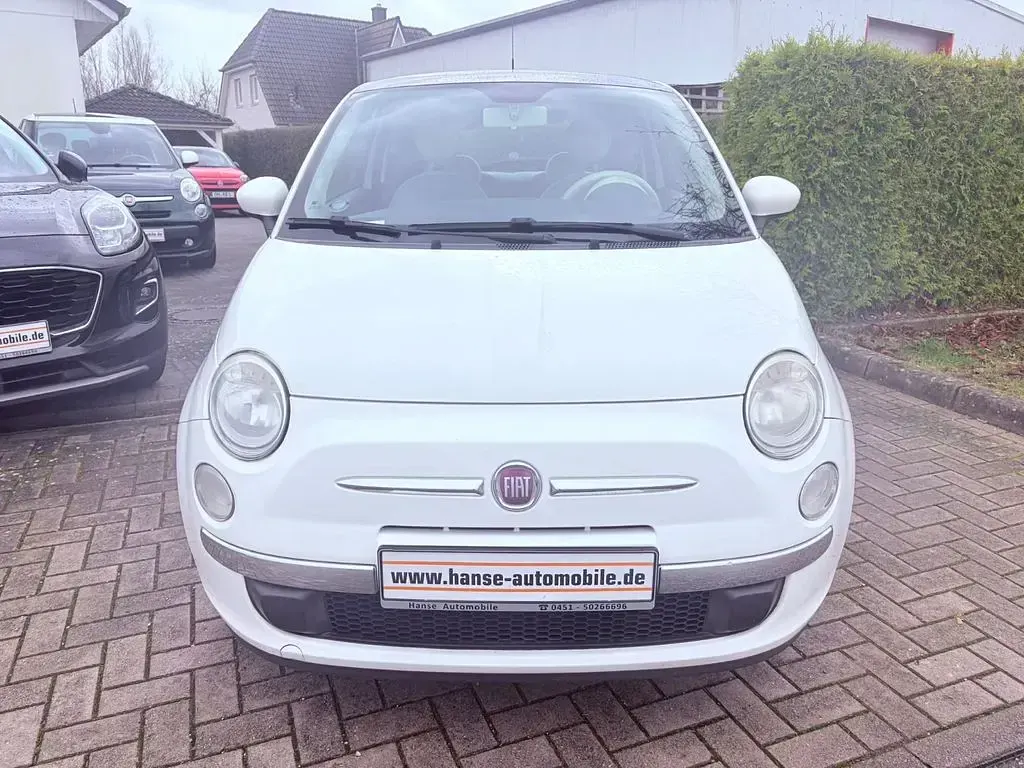 Gebraucht Fiat 500 Lounge 101 PS (74 kW) 2009 Weiß Cabrio
