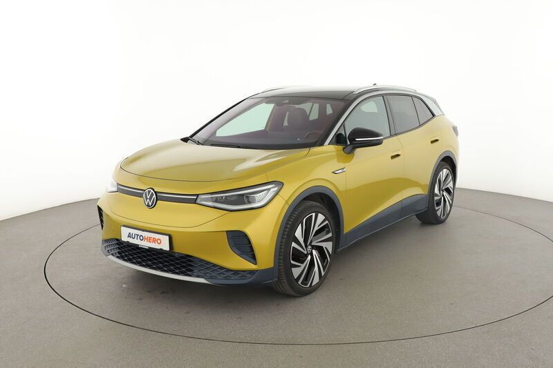 Gelb Gebraucht 2021 VW ID.4 Pro Performance SUV | 25.250 € - Bild 1/4
