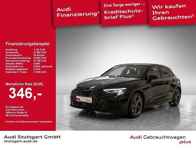 Mythosschwarz metallic Gebraucht 2024 Audi S3 Basis Limousine | 41.920 € (Fairer Preis) - Bild 1/1