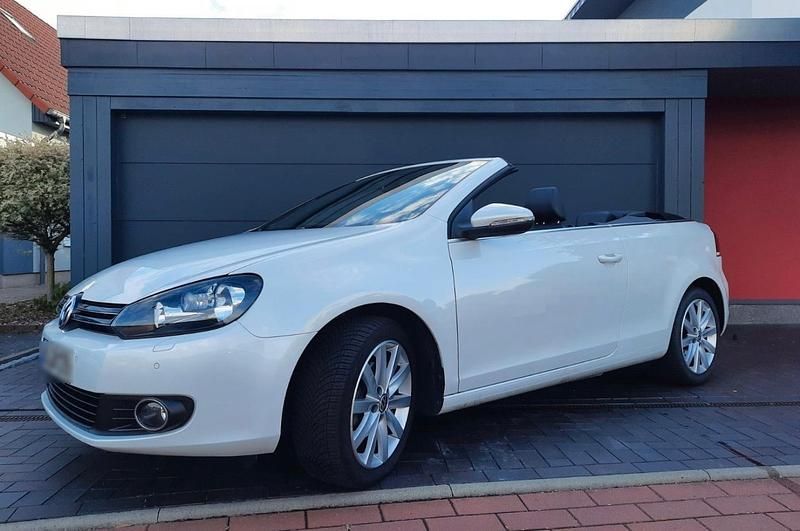 Gebraucht VW Golf Cabriolet 105 PS (77 kW) 2012 Weiß Cabrio