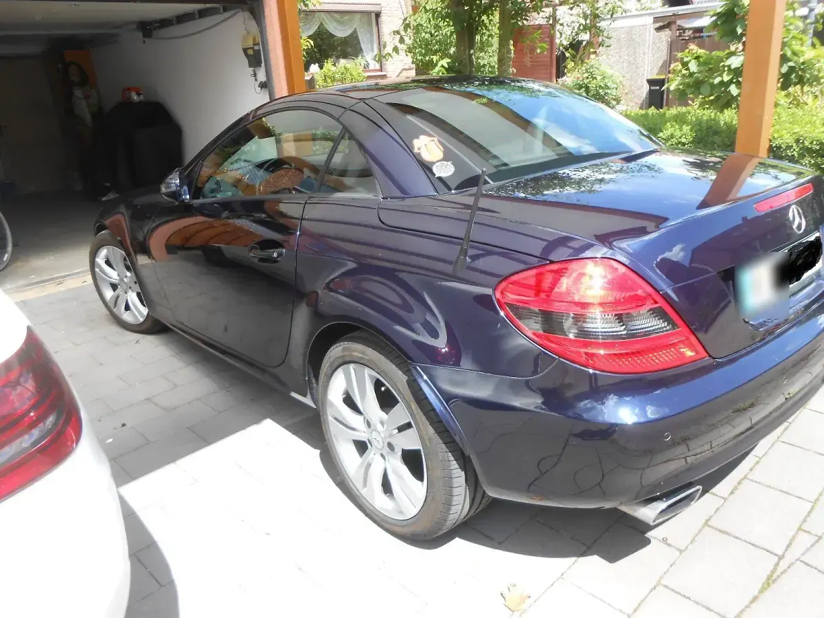 Gebraucht Mercedes SLK200 184 PS (135 kW) 2009 Blau Cabrio