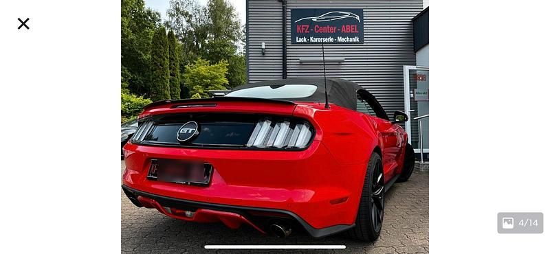 Gebraucht Ford Mustang 421 PS (309 kW) 2017 Rot Cabrio