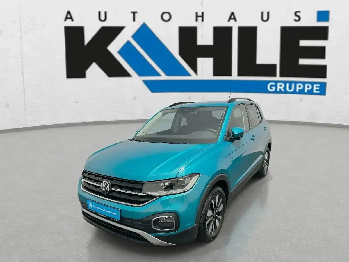 Gebraucht VW T-Cross Move 81 PS (59 kW) 2023 Grün SUV