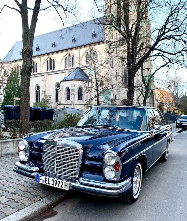 Blau Gebraucht 1972 Mercedes 280 SE Limousine | 27.500 € - Bild 1/4