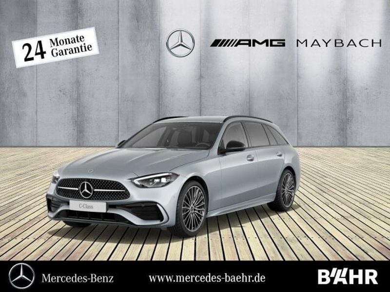 Lack hightechsilber (metallic) Gebraucht 2024 Mercedes C220 AMG Kombi | 47.950 € (Teuer) - Bild 1/4