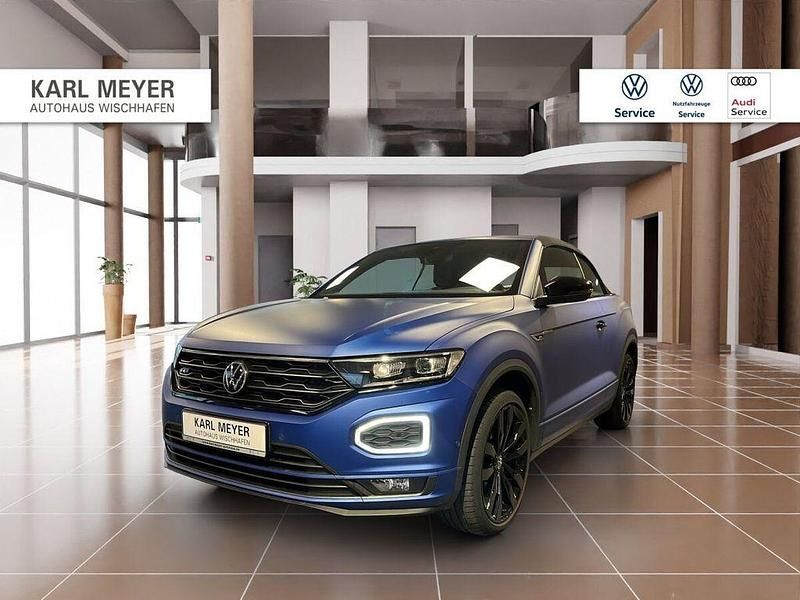 Gebraucht VW T-Roc Cabriolet Edition 150 PS (110 kW) 2021 Blau Cabrio