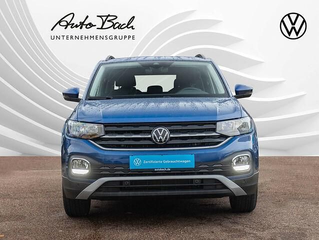 Gebraucht VW T-Cross Active 110 PS (80 kW) 2022 Blau (reef blue metallic) SUV