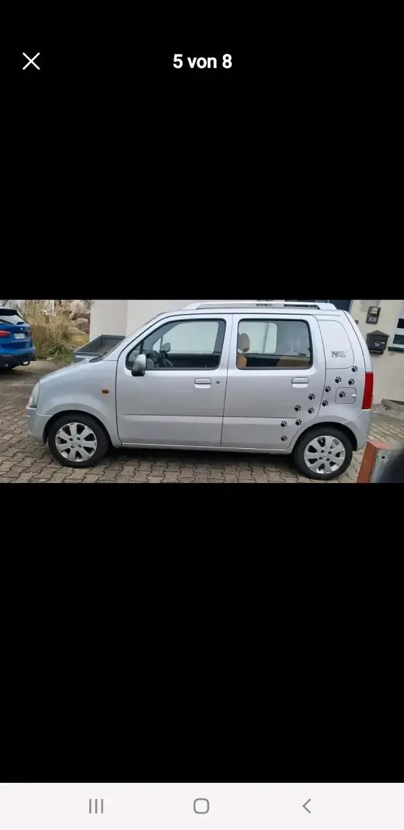 Gebraucht Opel Agila 75 PS (55 kW) 2002 Silber Van / Kleinbus