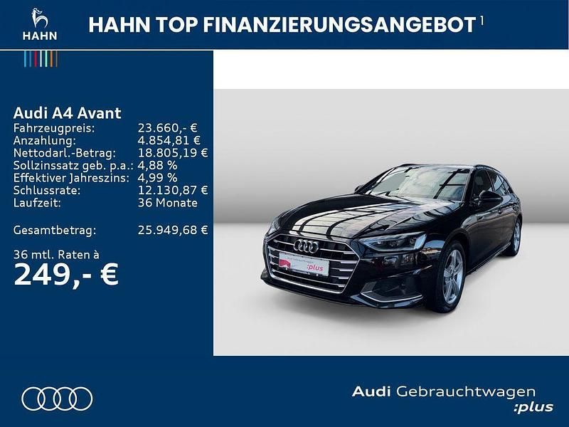 Gebraucht Audi A4 Advanced Plus 163 PS (119 kW) 2023 Schwarz Kombi
