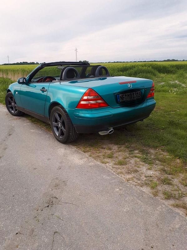 Gebraucht Mercedes SLK200 136 PS (100 kW) 1998 Grün Cabrio