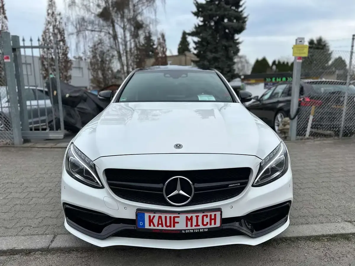 Gebraucht Mercedes C63 AMG AMG 510 PS (375 kW) 2017 Polarweiss  unilack Limousine