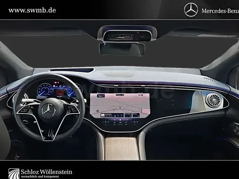 Gebraucht Mercedes EQS500 Electric Art 330 kW (449 PS) 2024 Blau SUV