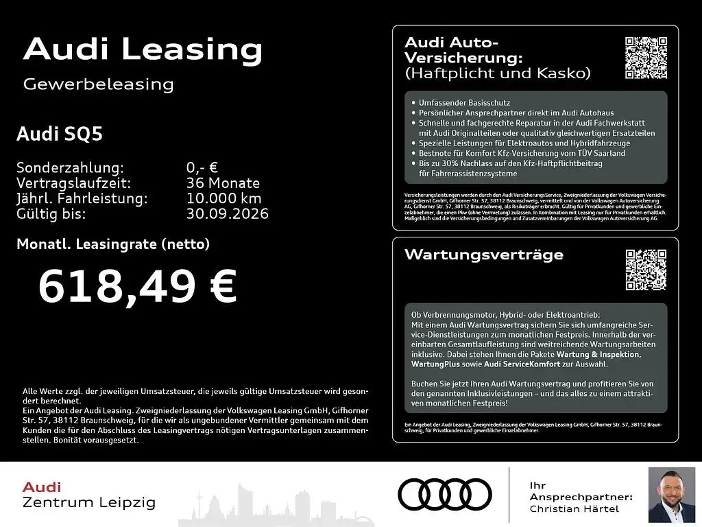 Gebraucht Audi SQ5 Sport 367 PS (269 kW) 2025 Schwarz SUV