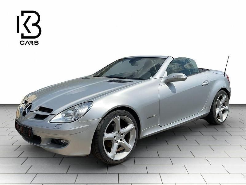 Iridiumsilber metalliclack Gebraucht 2005 Mercedes SLK200 Cabrio | 6.500 € (Superpreis) - Bild 1/4