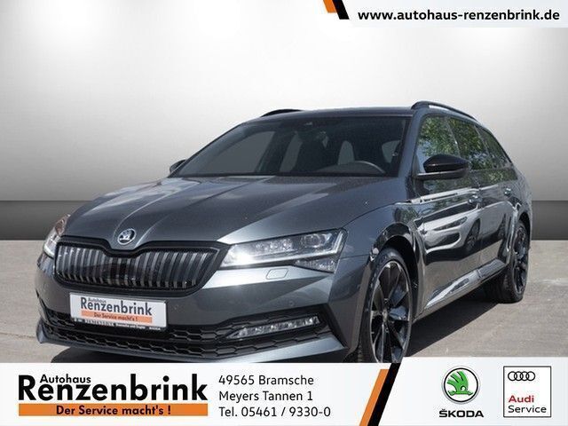 Quarzgrau metallic Gebraucht 2021 Skoda Superb SportLine Kombi | 29.949 € (Fairer Preis) - Bild 1/4