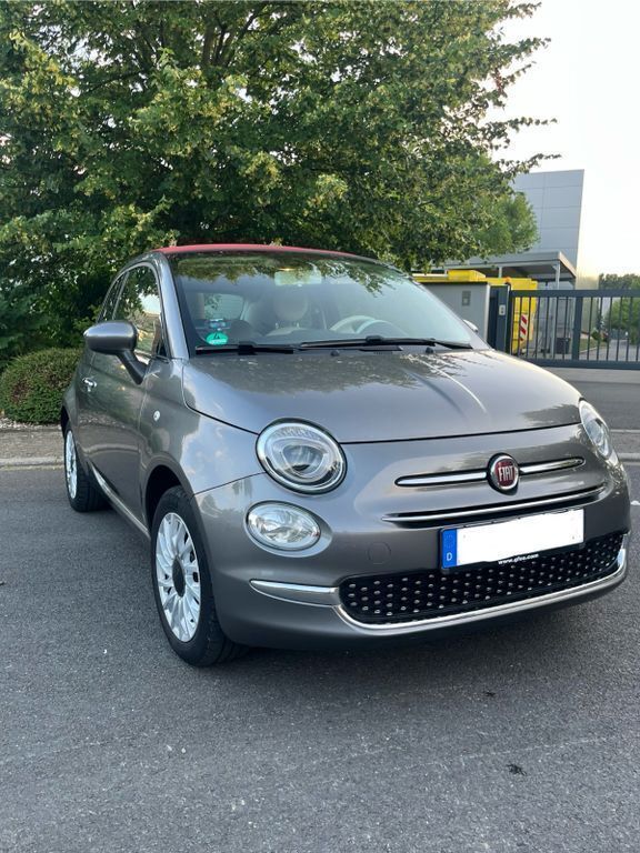 Grau Gebraucht 2018 Fiat 500C Lounge Cabrio | 9.500 € (Fairer Preis) - Bild 1/4