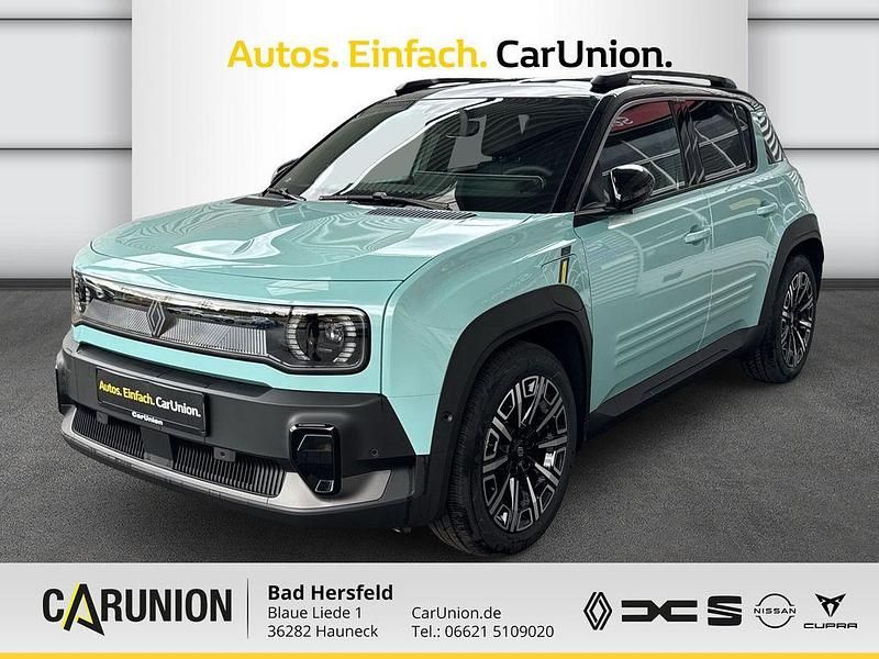Neu Renault 4 E-Tech Iconic 110 kW (150 PS) 2025 Hautsdefrancegrün, black pe SUV