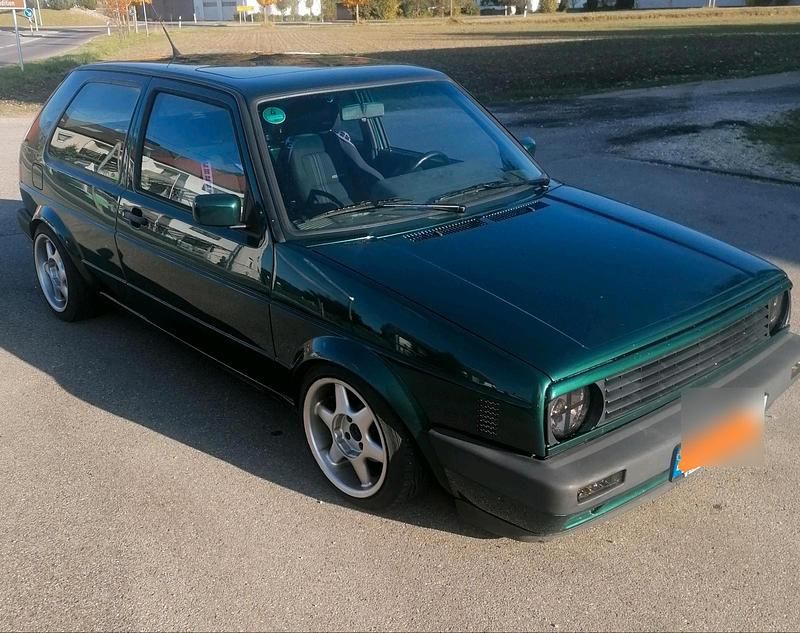 Grün Gebraucht 1989 VW Golf II Coupé | 9.480 € - Bild 1/4