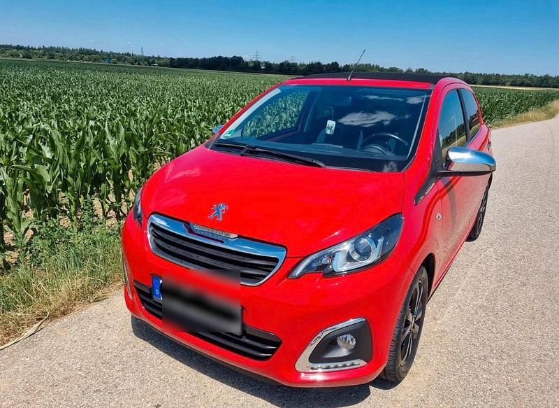 Rot Gebraucht 2017 Peugeot 108 Kleinwagen | 10.490 € (Fairer Preis) - Bild 1/4