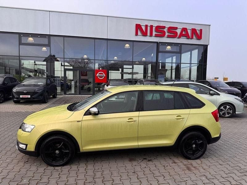 Gebraucht Skoda Rapid ScoutLine 90 PS (66 kW) 2015 Pistachiogrün metallic (metallic) Limousine