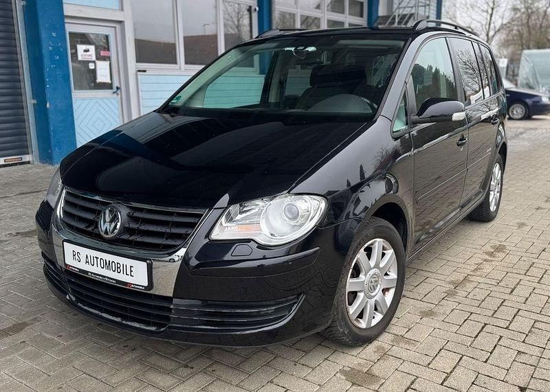 Gebraucht VW Touran United 109 PS (80 kW) 2009 Schwarz Van / Kleinbus