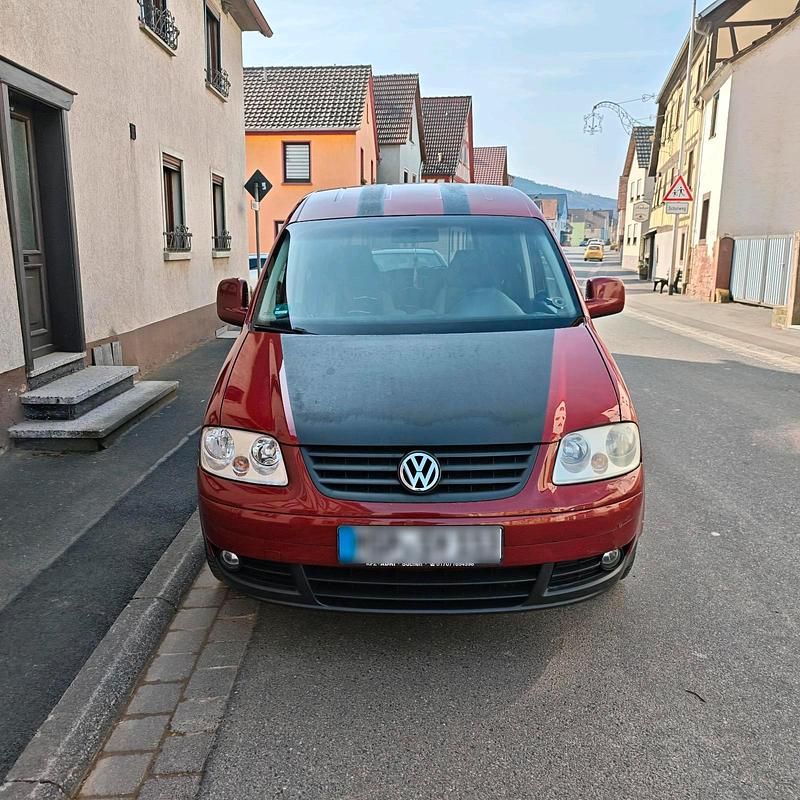 Gebraucht VW Caddy Life 105 PS (77 kW) 2007 Rot Van / Kleinbus