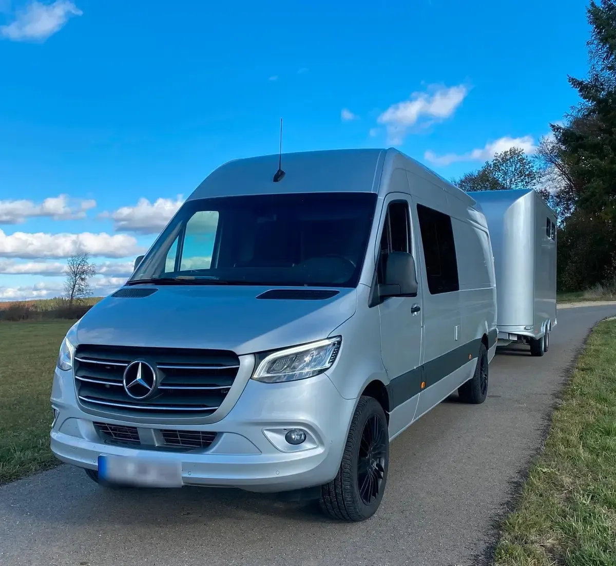 Gebraucht Mercedes Sprinter 230 PS (169 kW) 2019 Silber Van