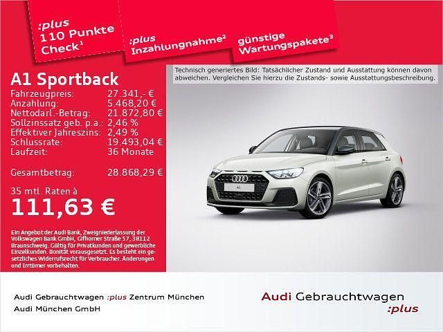 Silber Gebraucht 2025 Audi A1 Sportback Advanced Kleinwagen | 27.341 € (Etwas zu teuer) - Bild 1/2
