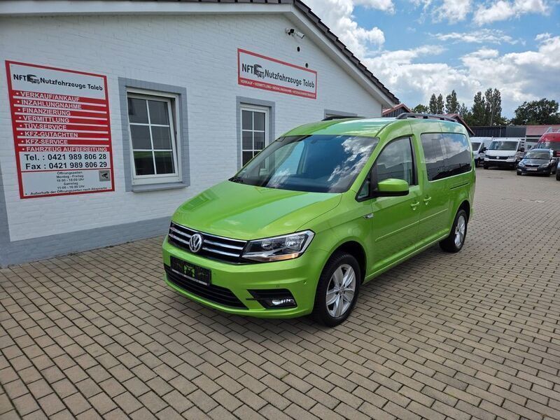 Grün Gebraucht 2017 VW Caddy Maxi Van / Kleinbus | 20.900 € (Fairer Preis) - Bild 1/4