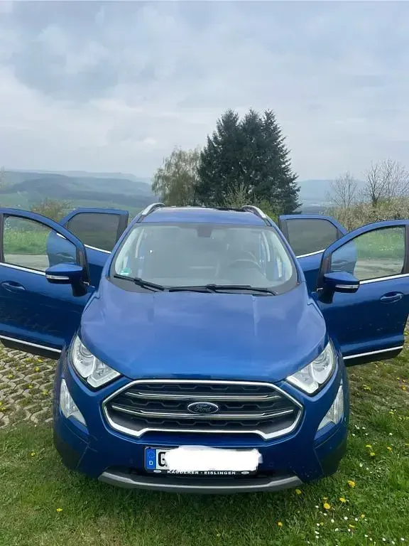 Usado Ford Ecosport Titanium X 125 CV (91 kW) 2019 Azul SUV
