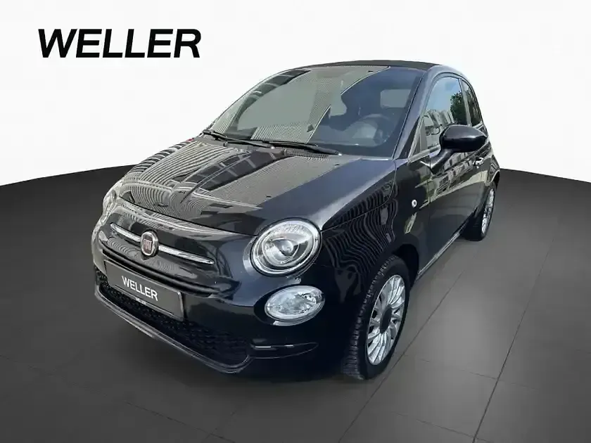 Gebraucht Fiat 500C 69 PS (50 kW) 2023 Vesuvio schwarz (schwarz) Cabrio