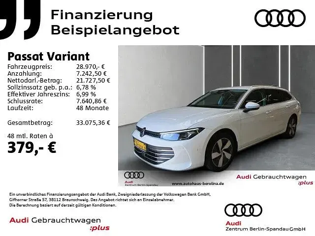 Gebraucht VW Passat 150 PS (110 kW) 2025 Weiß Kombi