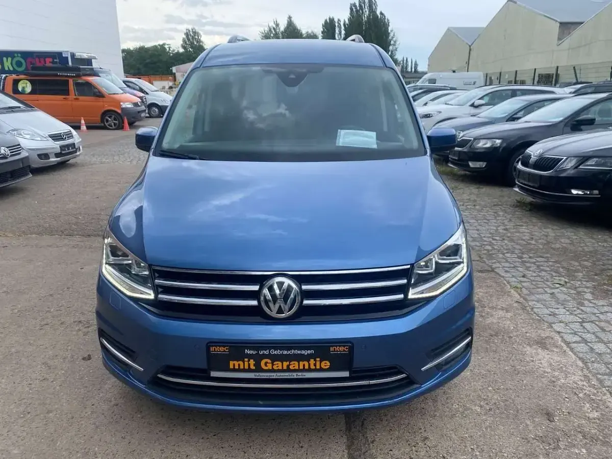 Gebraucht VW Caddy Maxi Highline 150 PS (110 kW) 2009 Acapulcoblau Van / Kleinbus