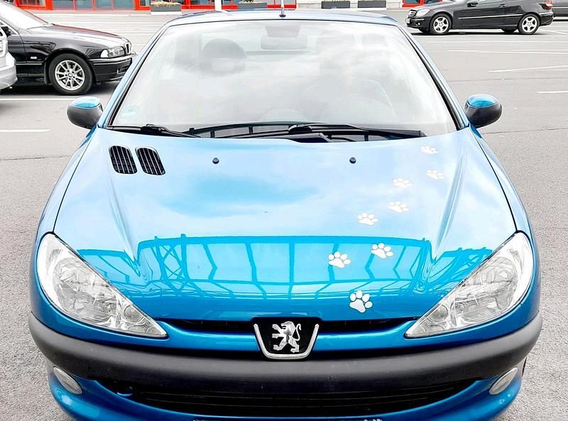 Blau Gebraucht 2002 Peugeot 206 CC Cabrio | 2.350 € (Teuer) - Bild 1/4