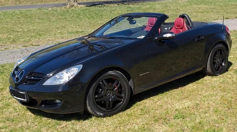 Gebraucht Mercedes SLK200 163 PS (119 kW) 2005 Schwarz Cabrio