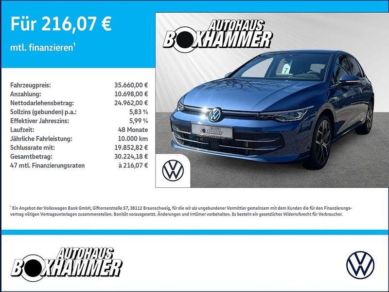 Gebraucht VW Golf Edition 150 PS (110 kW) 2025 Blau Limousine