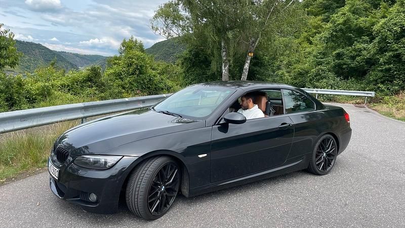 Schwarz Gebraucht 2009 BMW 325 Cabriolet M Sport Cabrio | 14.200 € (Teuer) - Bild 1/4