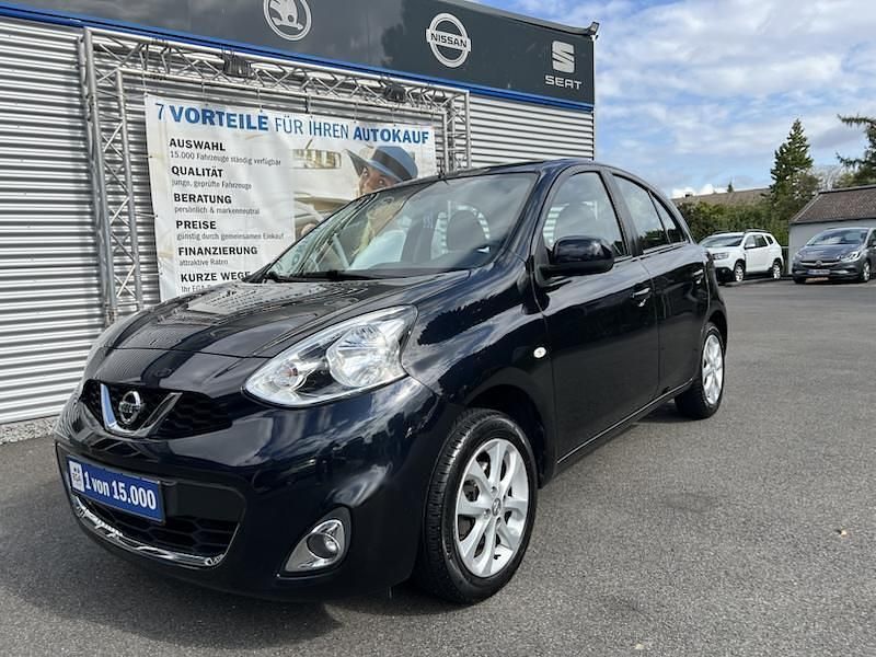 Metallic Gebraucht 2016 Nissan Micra Acenta Kleinwagen | 10.510 € (Fairer Preis) - Bild 1/4