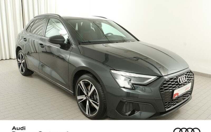 Grau Gebraucht 2021 Audi A3 Sportback e-tron S-Line Limousine | 24.905 € (Guter Preis) - Bild 1/3