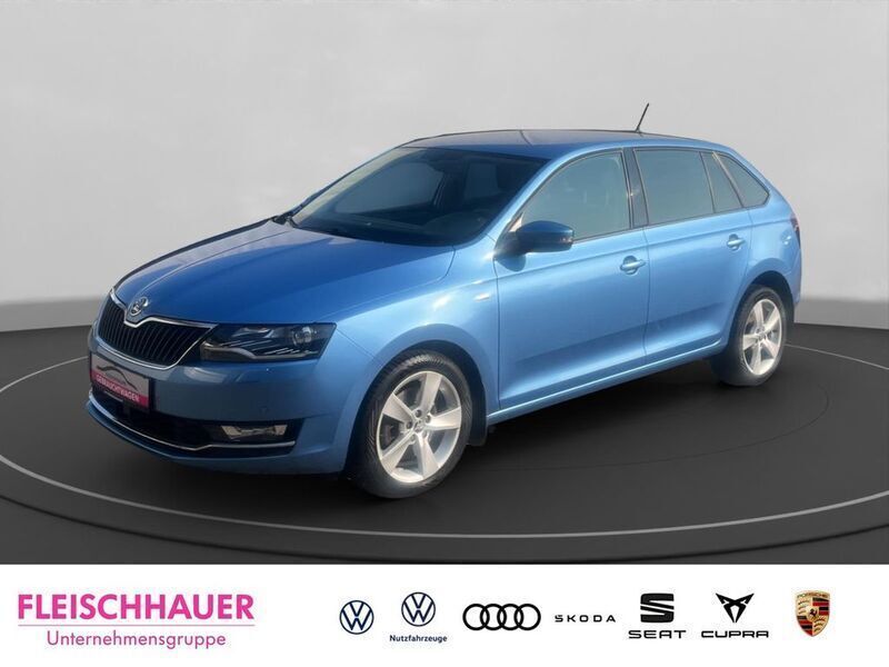 Blau Gebraucht 2018 Skoda Rapid Clever Limousine | 10.890 € (Guter Preis) - Bild 1/4