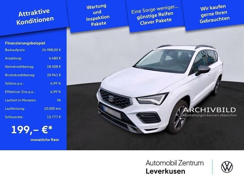 Schwarz Gebraucht 2023 Seat Ateca FR SUV | 24.988 € (Guter Preis) - Bild 1/4