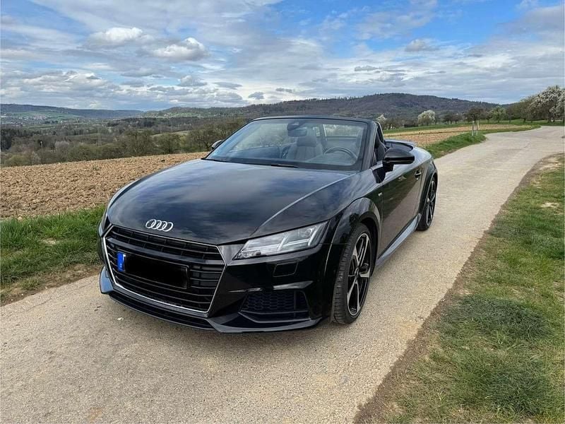 Schwarz Gebraucht 2016 Audi TT Roadster S-Line Cabrio | 23.900 € (Fairer Preis) - Bild 1/4
