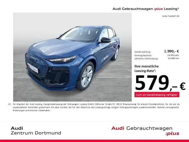 Gebraucht Audi Q6 e-tron Ambiente 284 kW (387 PS) 2025 Blau SUV